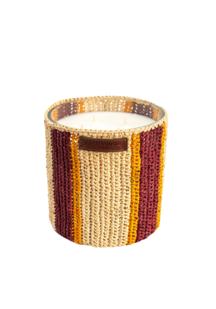 Bougie Raphia Rim L - Côté Bougie