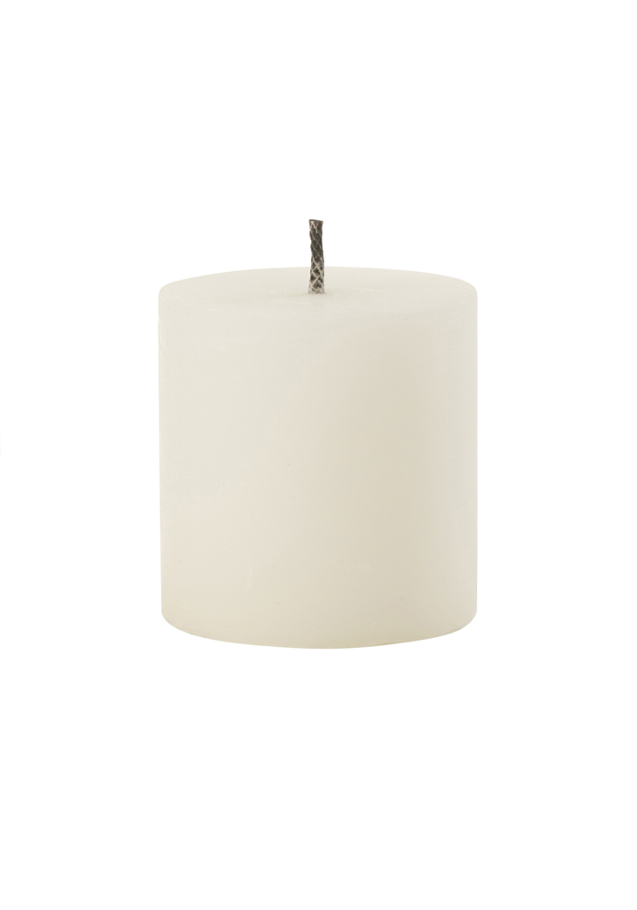 White Pillar Candle S