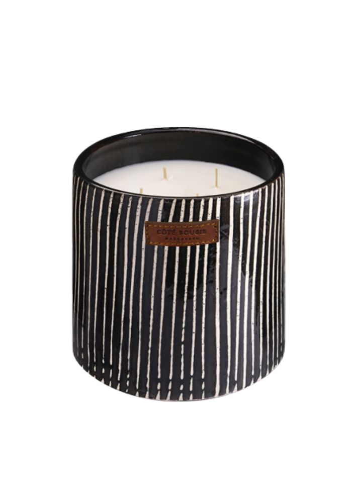 Bougie Zèbre Mandarine Majorelle XL - Côté Bougie