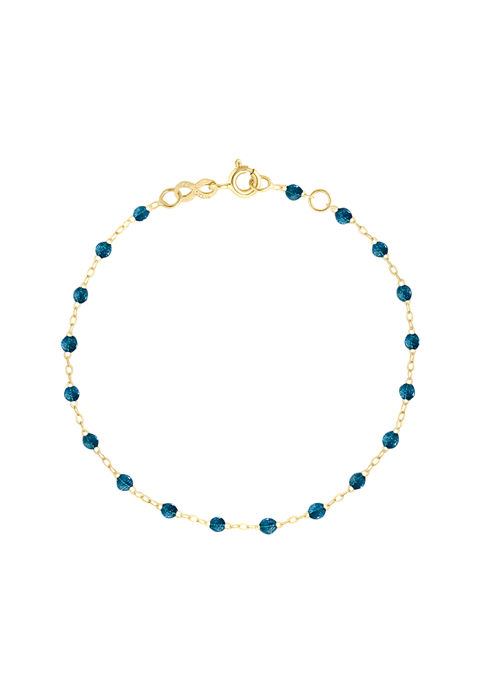 Bracelet Classique Gigi Or Jaune Et Résines Jungle 17cm - Gigi Clozeau