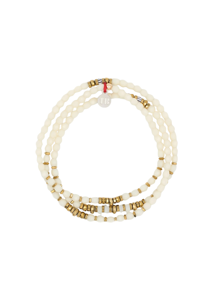 Bracelet 3 Tours Ou Collier Blondie Vanille - Têtes Blondes