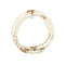 Bracelet 3 Tours Ou Collier Blondie Vanille