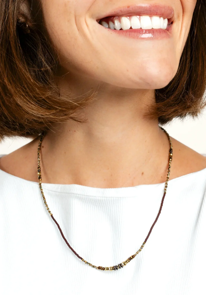 Bracelet 3 Tours Ou Collier Brownie - Têtes Blondes