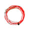 Bracelet 6 Tours Ou Sautoir Amour Rouge Et Rose