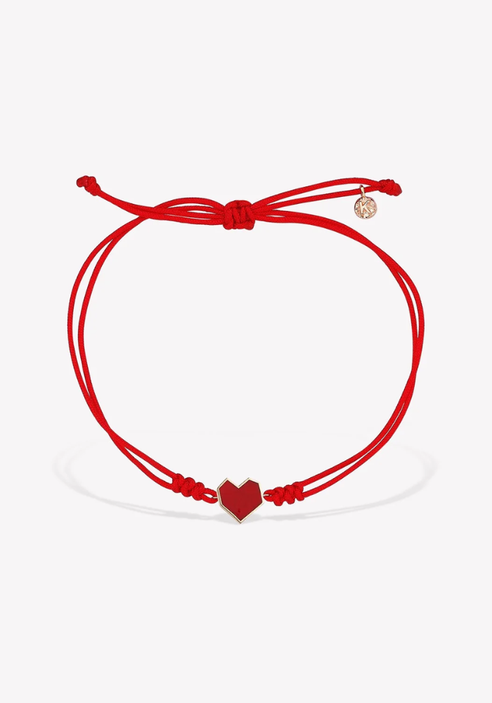 Bracelet Cherish Cordon Rouge - Kismet By Milka