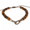 Men's Bracelet You And Me Tiger Eye Beads