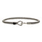 Bracelet Homme Hook Corde De Basse Big Argent Vieilli Onyx Noir