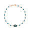 Lucky Clover Diamond Bracelet Rose Gold Diamond and Jungle Resins 17cm
