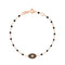 Lucky Clover Diamond Bracelet Rose Gold Diamond and Jungle Resins 17cm