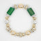 Bracelet Nefertiti Agate Verte