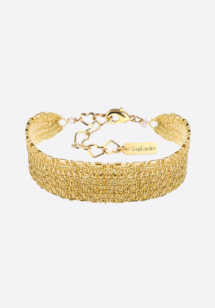 Bracelet Nora Gold - Semi Lunaire