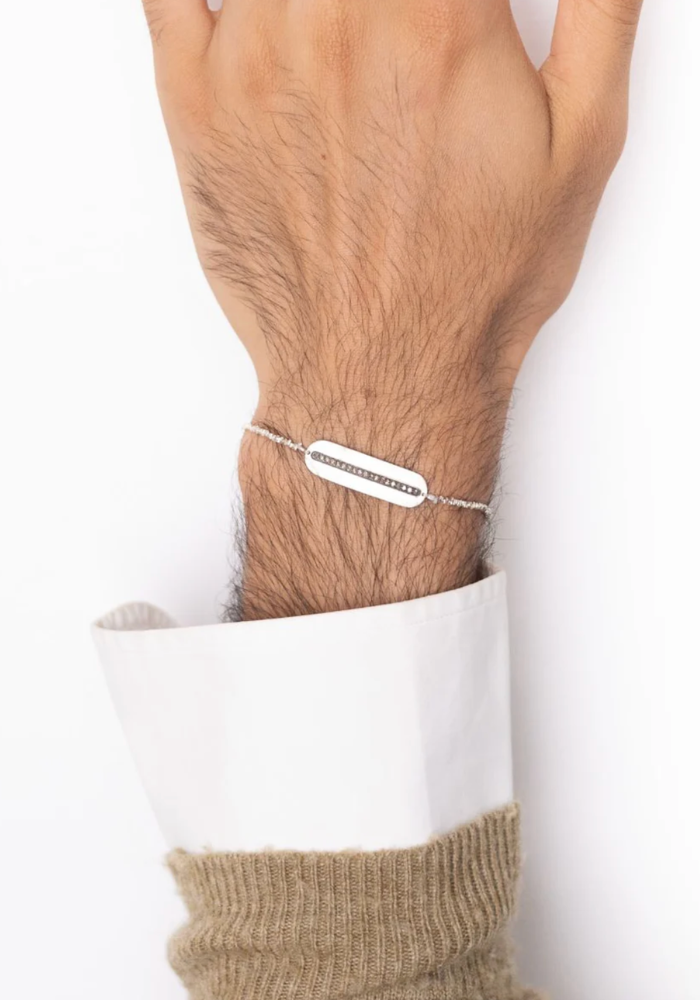 Bracelet Saphale Argenté - Baya Creation Paris
