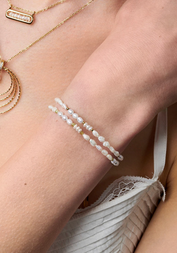 Bracelet Swan Blanc - Blush Sélection Bijoux