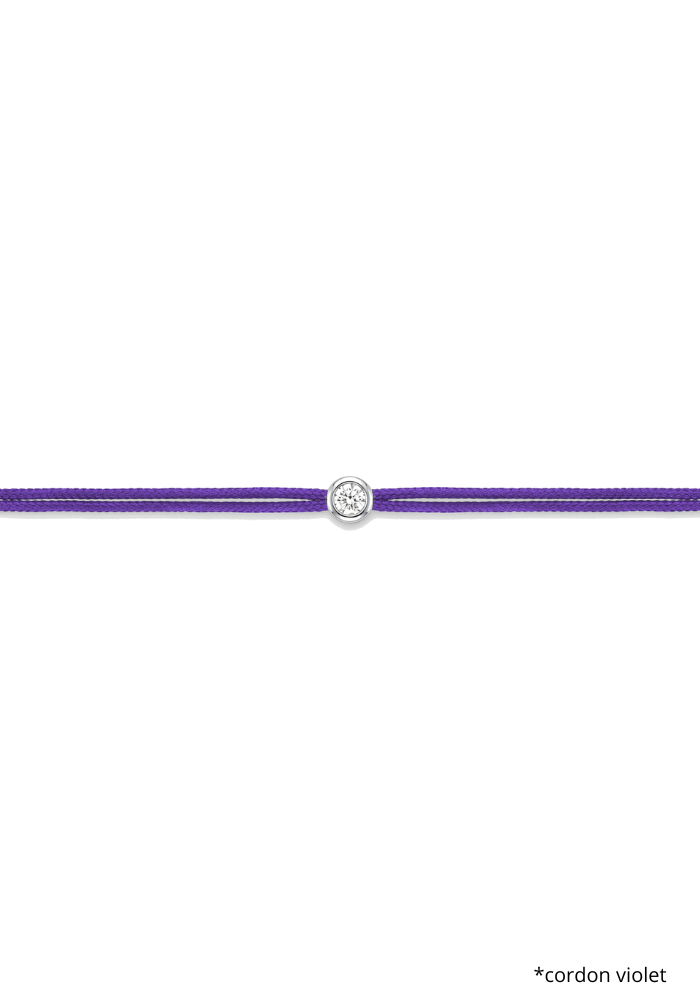 Bracelet The Cuty 0.10ct Argenté - Sélectionné par Blush
