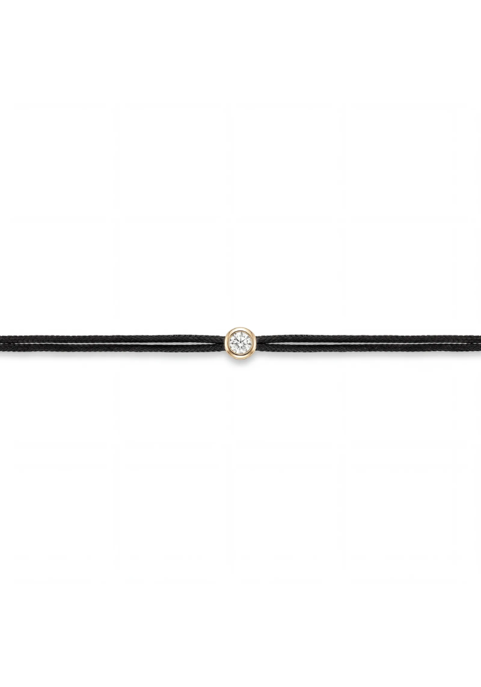 Bracelet The Cuty 0.05ct Doré - Sélectionné par Blush