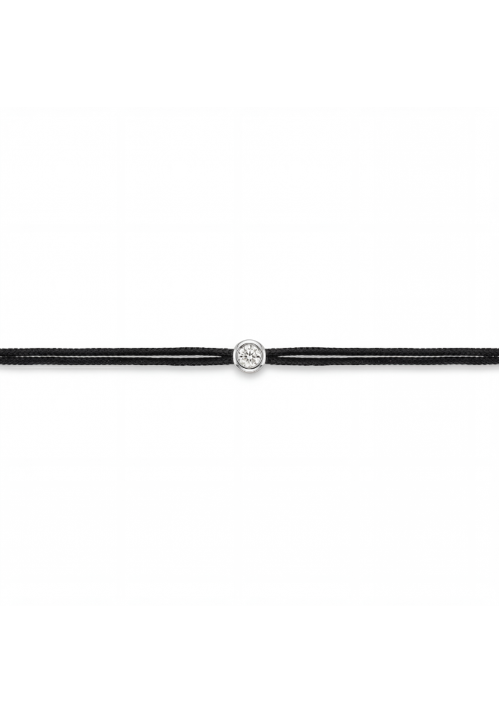 Bracelet The Cuty Argenté Black - Sélectionné par Blush
