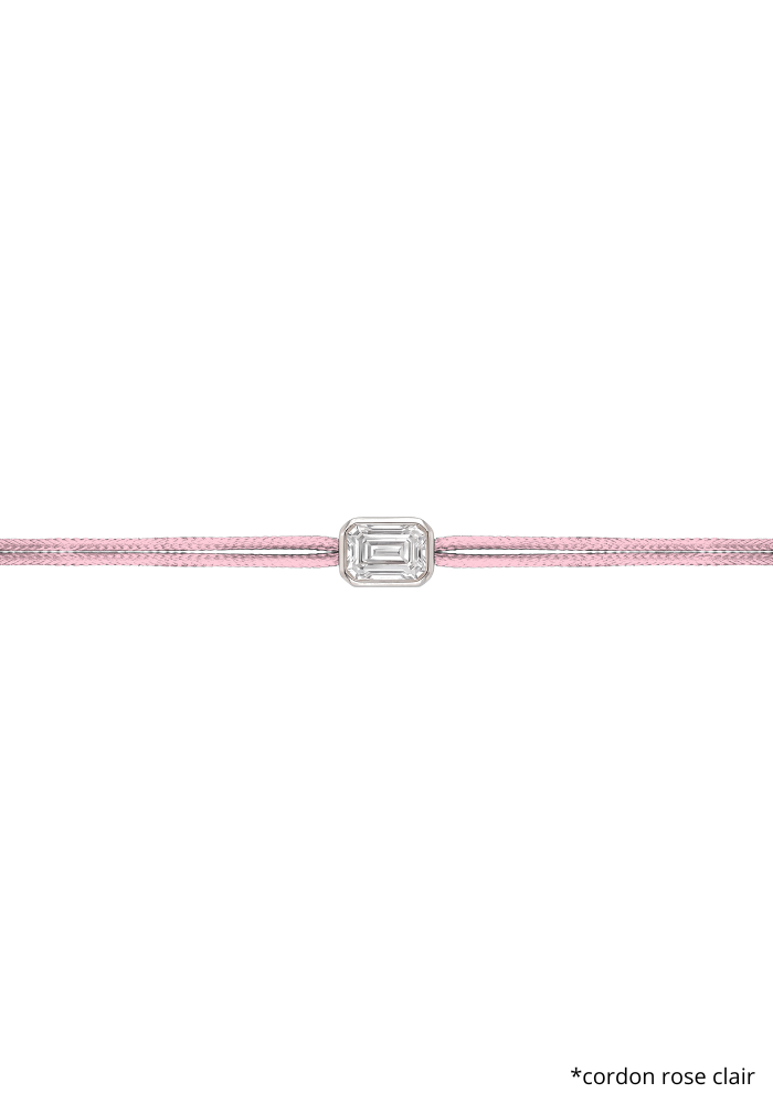 Bracelet The Shapy Shine Argenté Émeraude - Love Lab