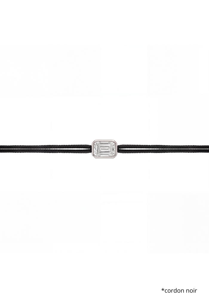 Bracelet The Shapy Shine Argenté Émeraude - Love Lab