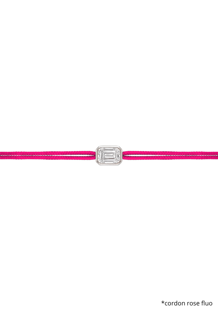 Bracelet The Shapy Shine Argenté Émeraude - Love Lab