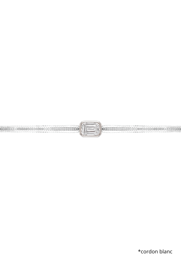 Bracelet The Shapy Shine Argenté Émeraude - Love Lab