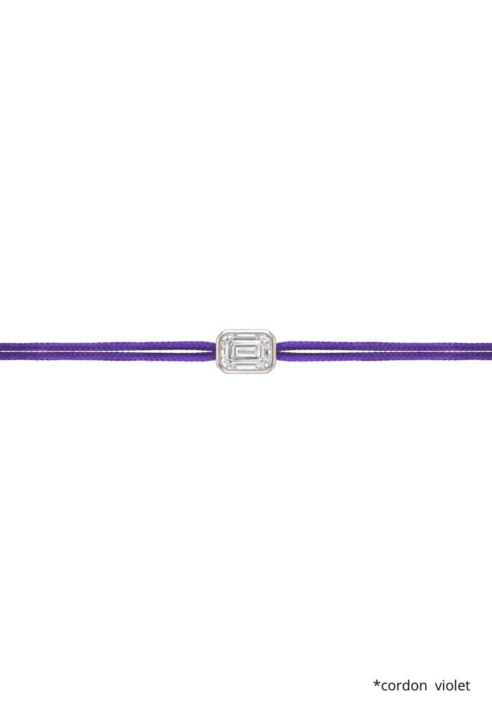 Bracelet The Shapy Shine Argenté Émeraude - Love Lab