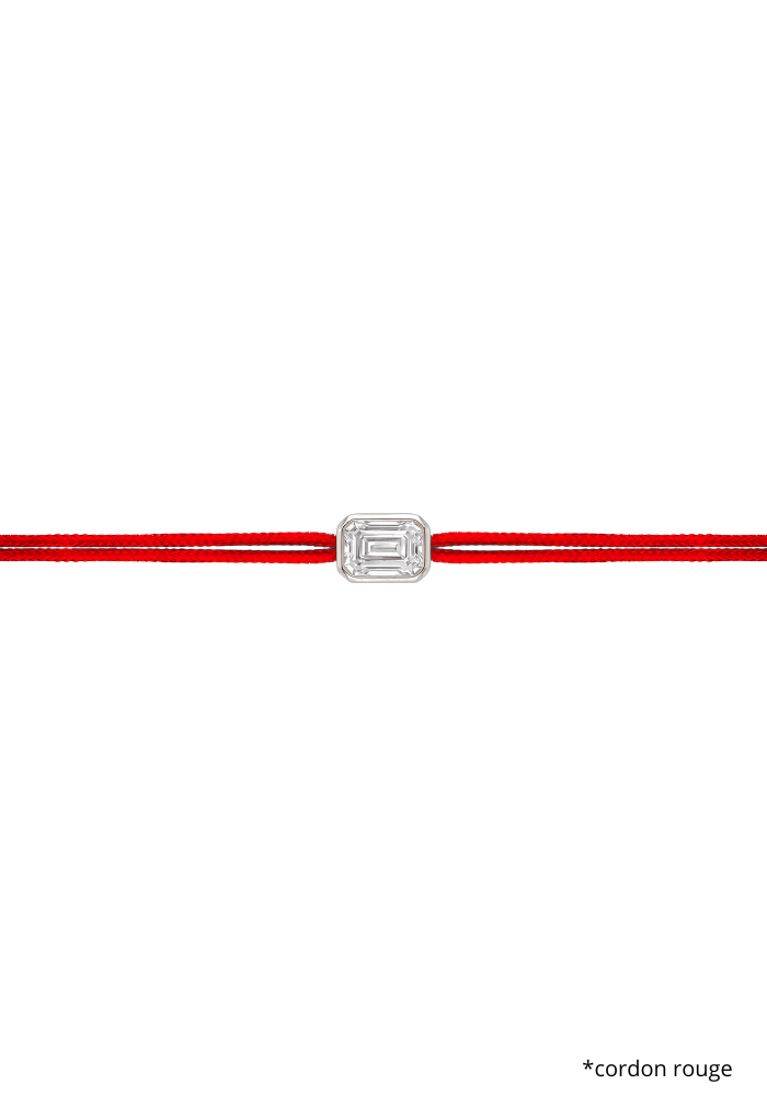 Bracelet The Shapy Shine Argenté Émeraude - Love Lab