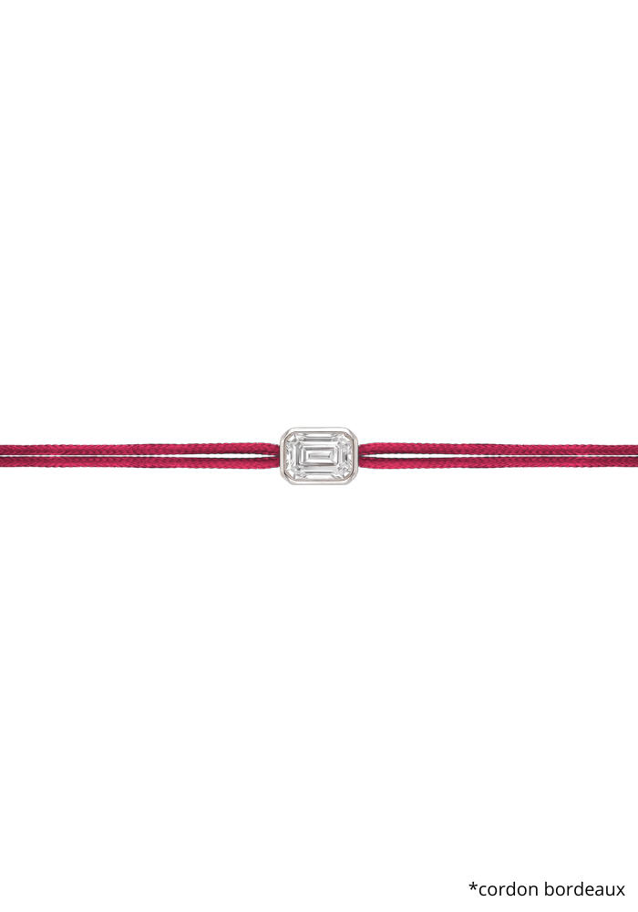 Bracelet The Shapy Shine Argenté Émeraude - Love Lab