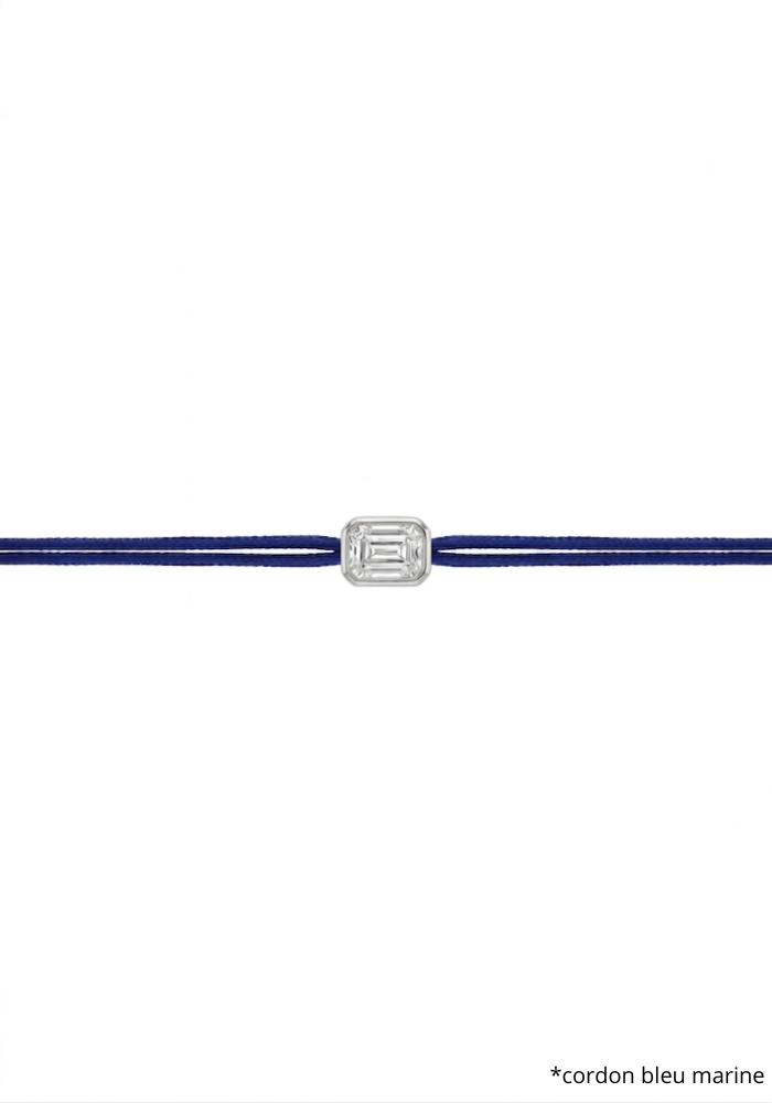 Bracelet The Shapy Shine Argenté Émeraude - Love Lab