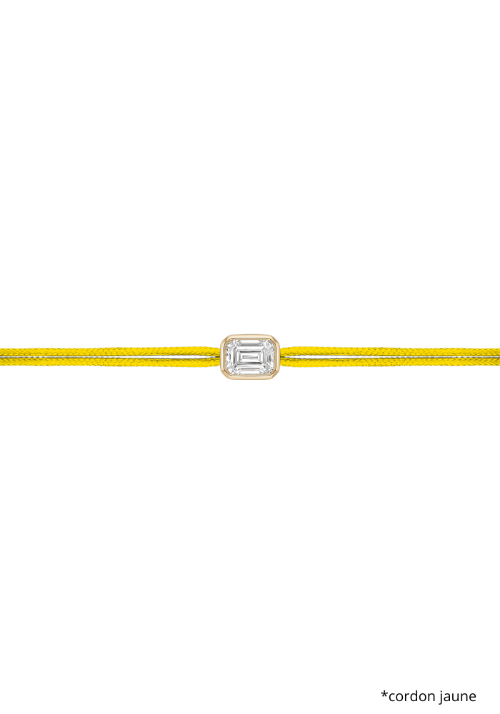 Bracelet The Shapy Shine Doré Émeraude 0.30ct - Love Lab