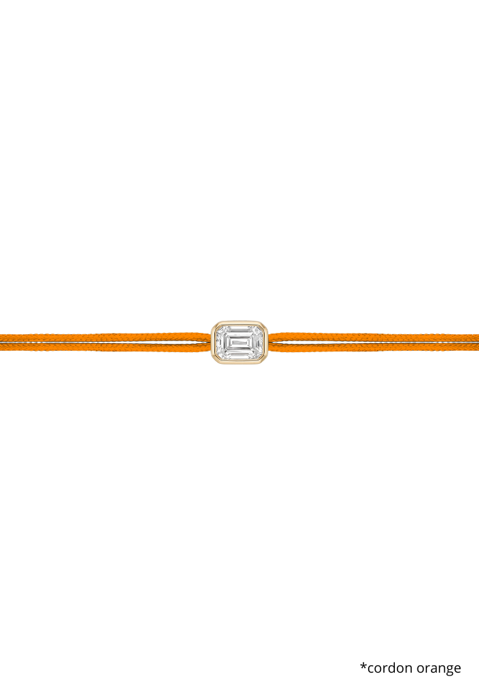 Bracelet The Shapy Shine Doré Émeraude 0.30ct - Love Lab