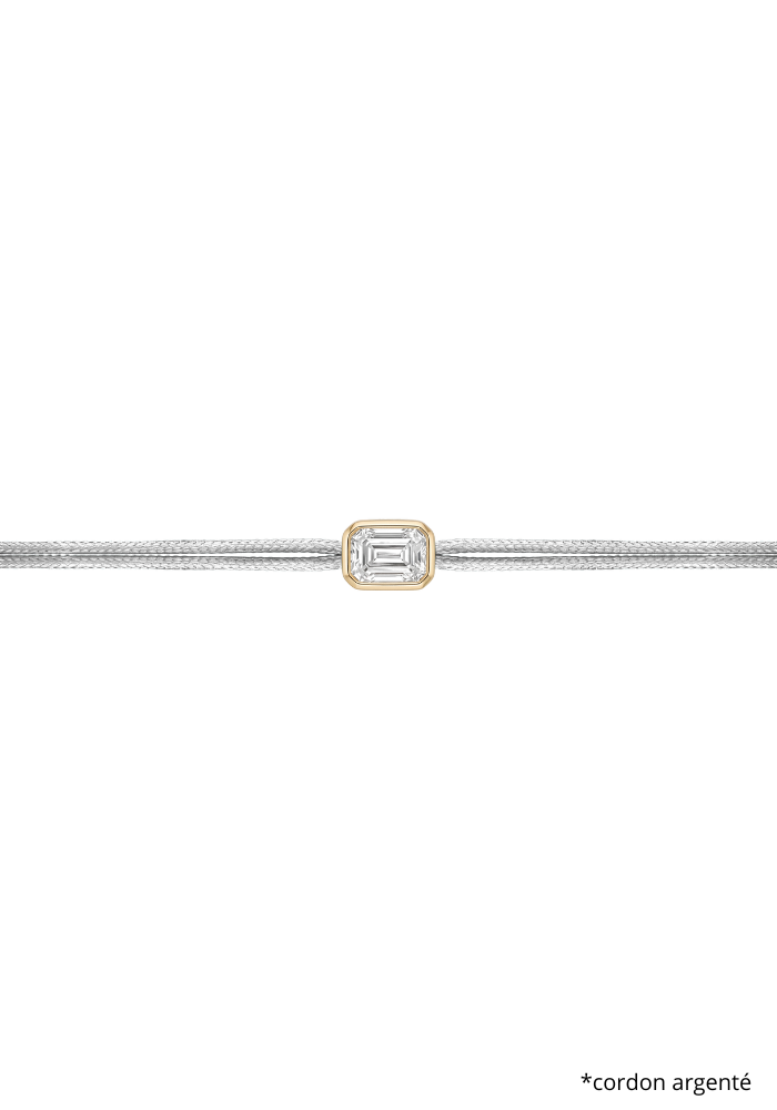 Bracelet The Shapy Shine Doré Émeraude 0.30ct - Love Lab