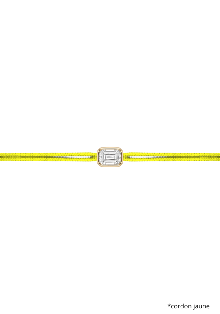Bracelet The Shapy Shine Doré Émeraude 0.30ct - Love Lab