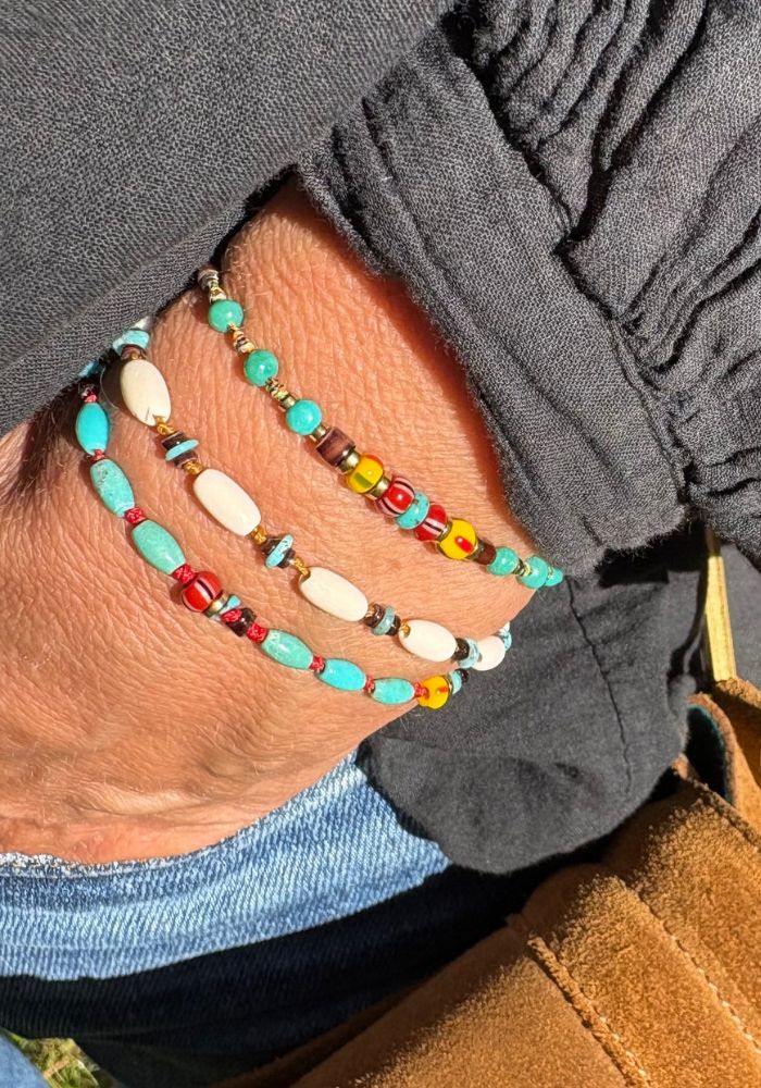 Bracelet Turquoise Os Heishi - Be By Cat