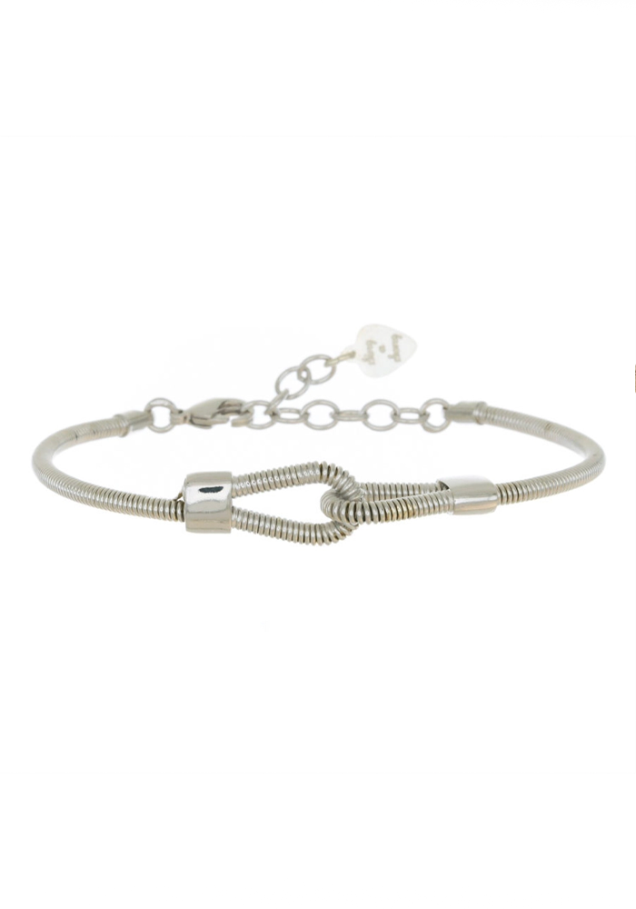 Bracelet You And Me Corde De Basse Argent - Sing A Song