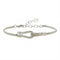 Bracelet You And Me Corde De Basse Argent