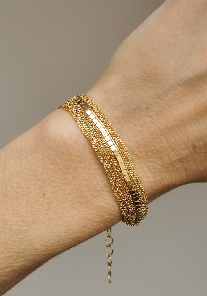 Bracelet Astrid Gold - Semi Lunaire