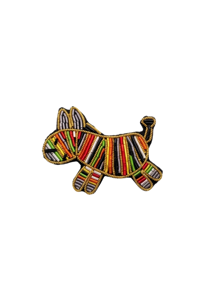 Broche Âne En Fils Métallisés Multicolores - Sélectionné par Blush