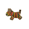 Broche Âne En Fils Métallisés Multicolores