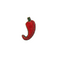 Broche Piment En Fils Métalliques Rouge Et Vert