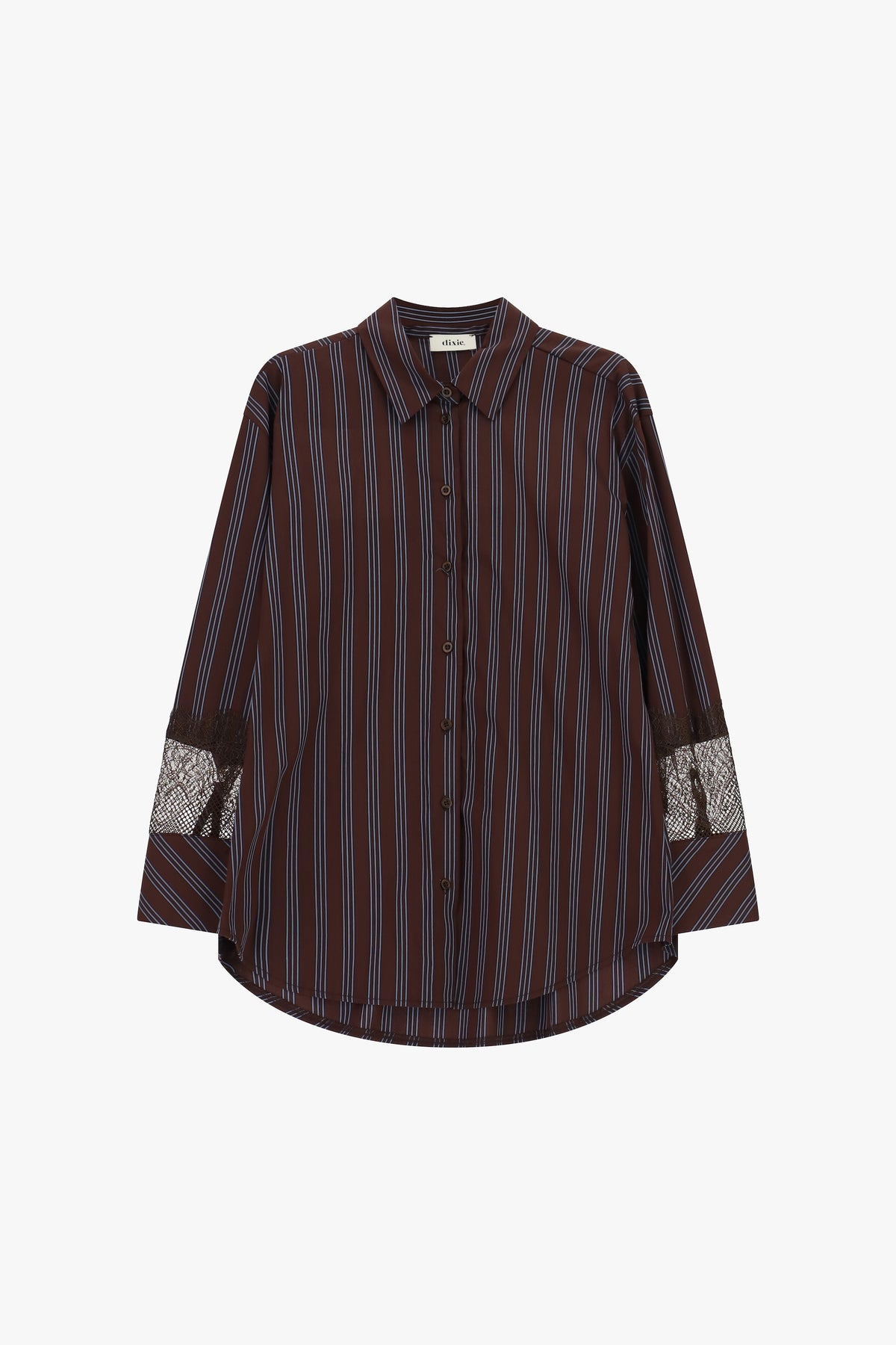 Chemise À Rayures Verticale Dentelle - Dixie