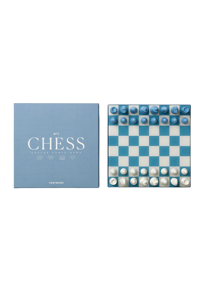 Jeu D'Échec Chess Classic Dusty Blue - Printworks