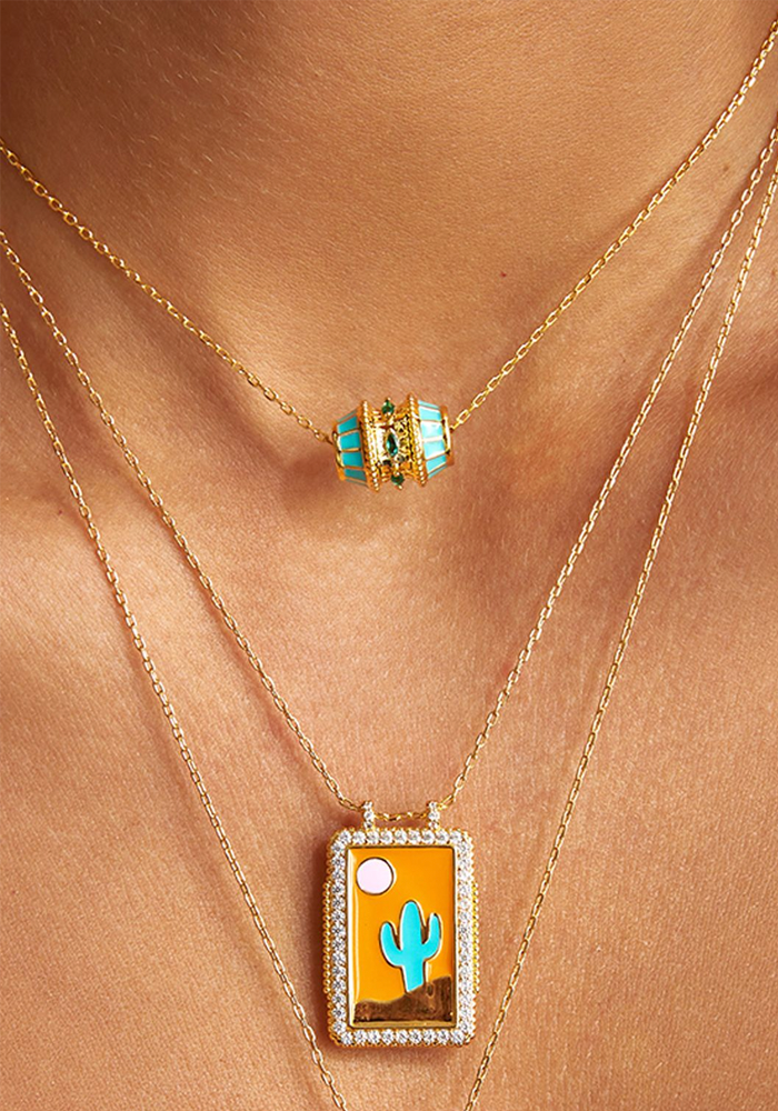 Collier Turquoise Talisman - Mya Bay