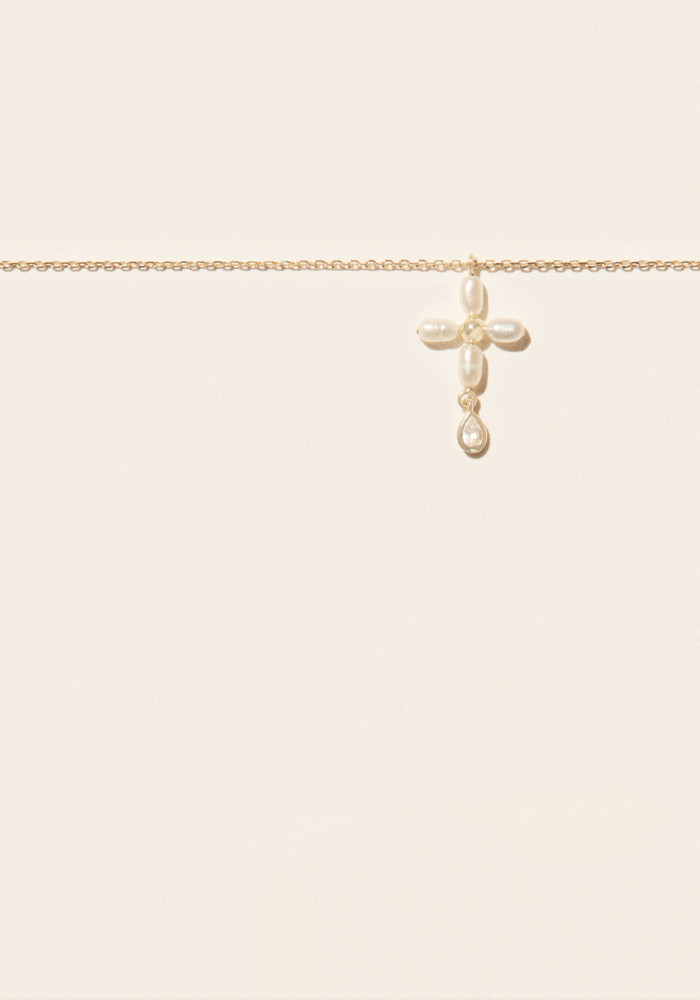 Collier Palerme White Pearl - Pascale Monvoisin