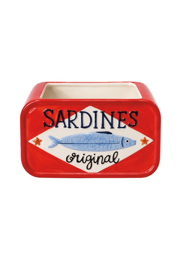 Cache Pot Sardines Rouge - Opjet
