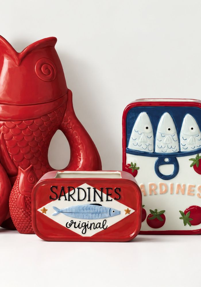 Cache Pot Sardines Rouge - Opjet