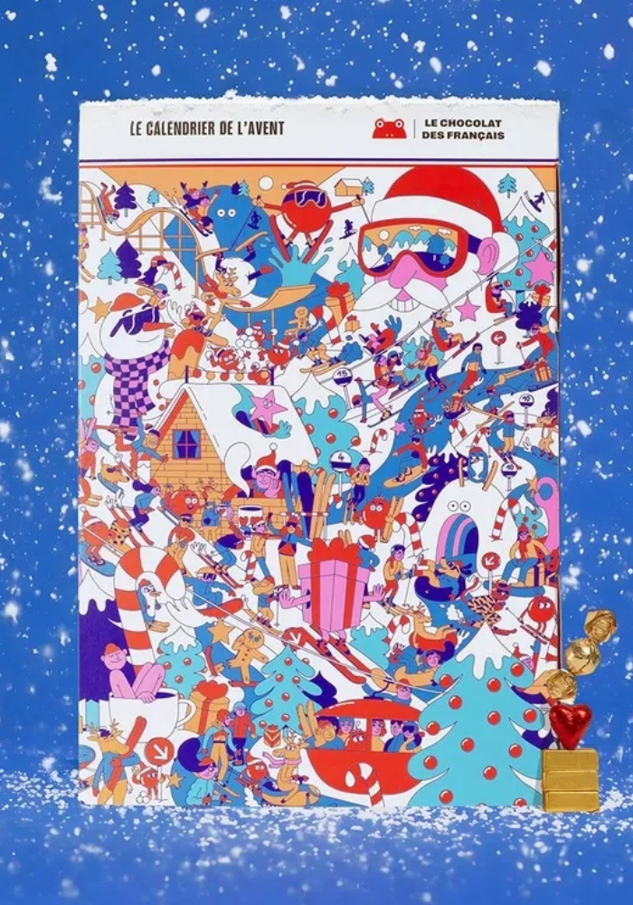 Calendrier de l'Avent Noël À Ski