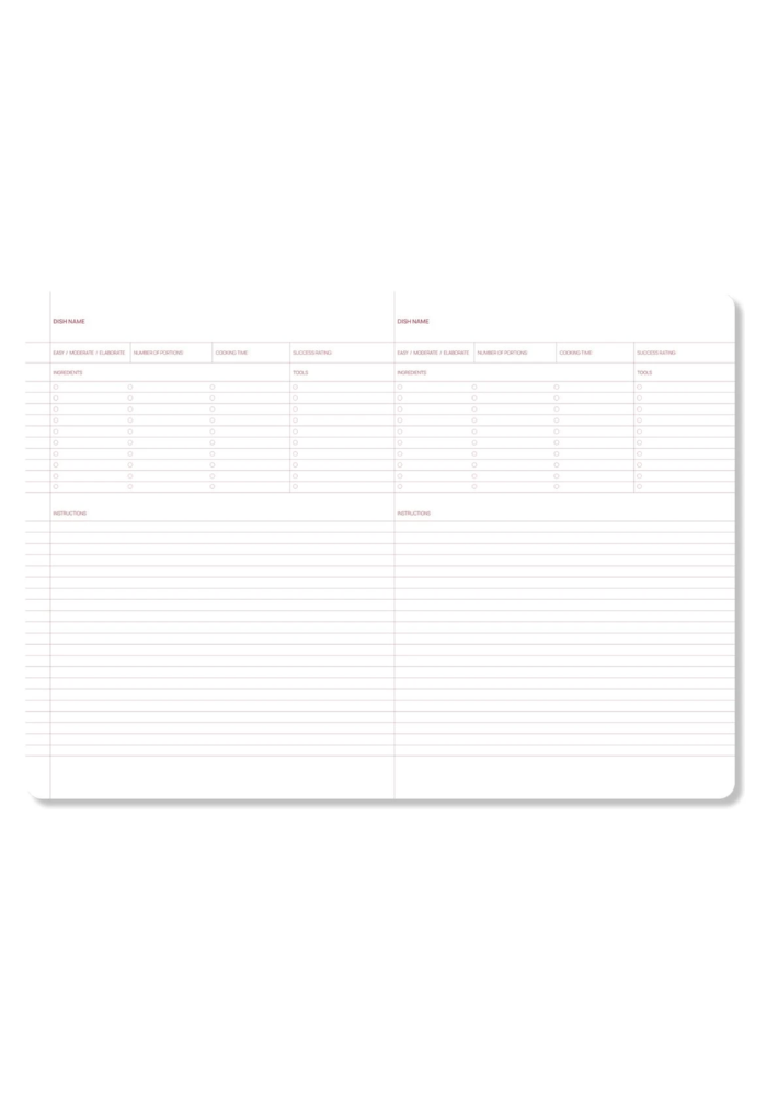 Carnet De Recettes À Table - A-Journal