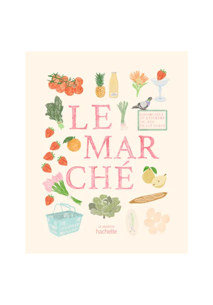 Livre De Coloriage Et Stickers Le Marché - Maison D'Édition