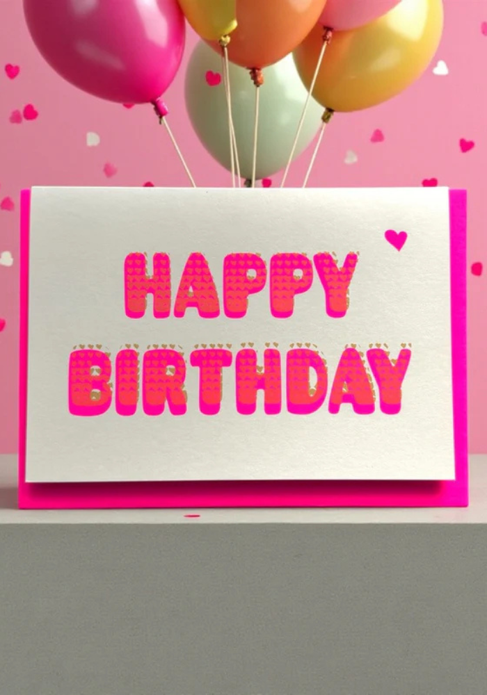 Carte Bubble Happy Birthday