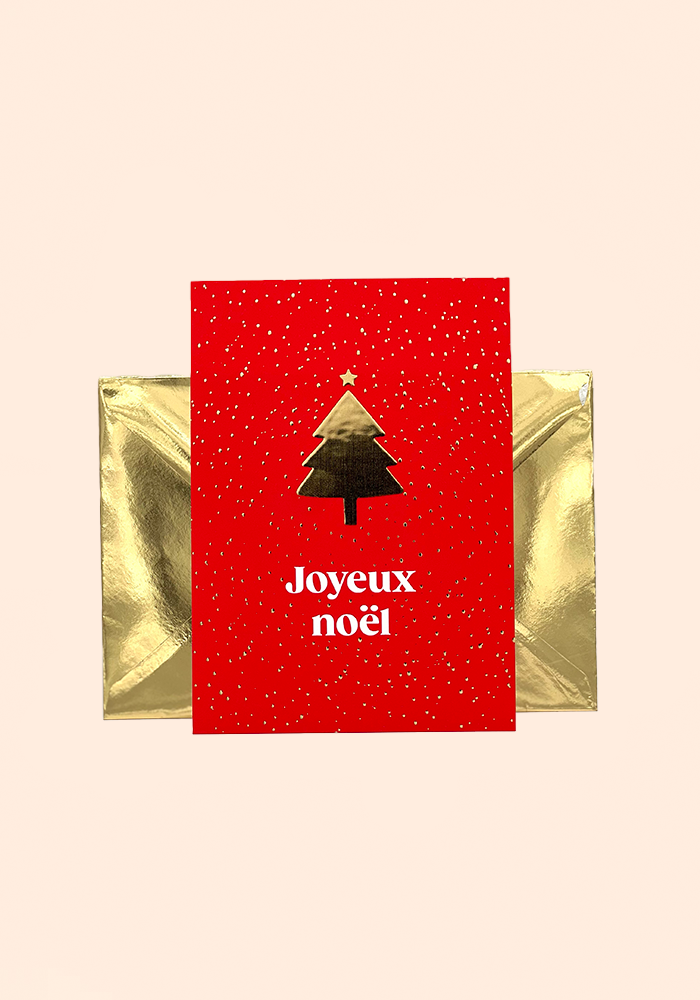 Carte De Voeux Joyeux Noël - Blush